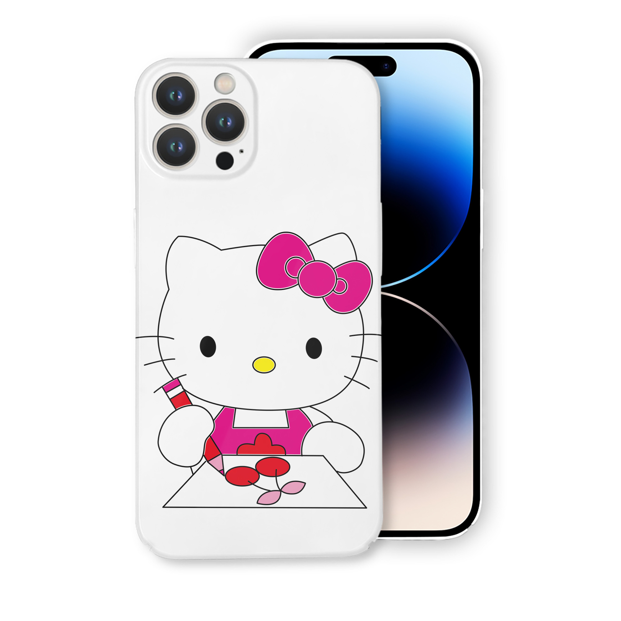 （画像用） Hello Kitty ハローキティ 【iPhone 14シリーズ対応】ハードケース